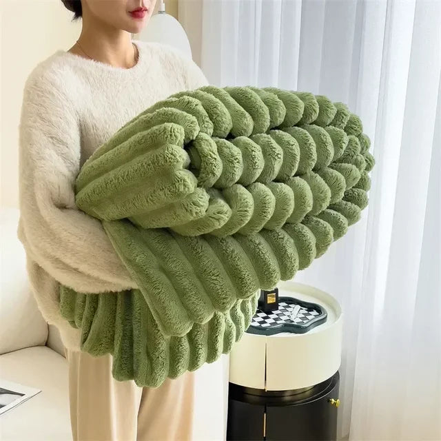 CozyCouture | Pluche Deken | Luxe Comfort | Ultieme Warmte | Bedsprei | Deken Bank