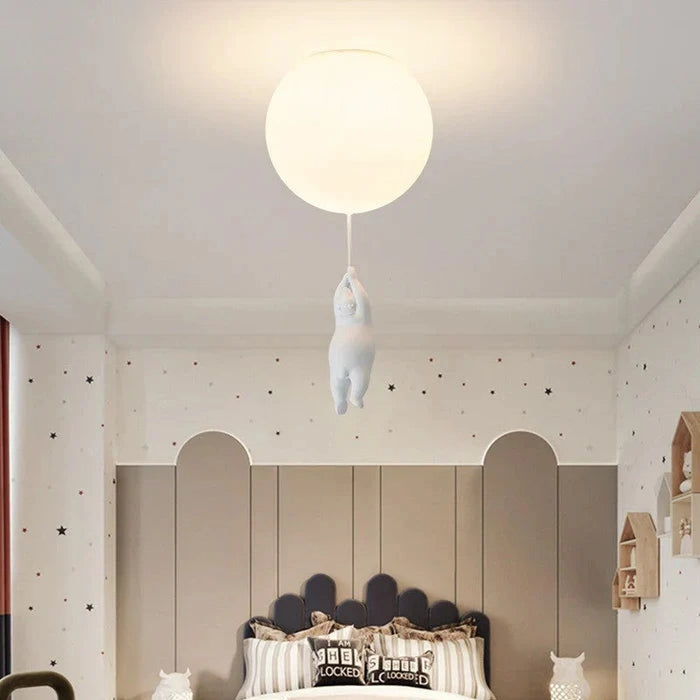 DreamyBear Lamp - Kinder plafondlamp met beer en ballon Finn Brands