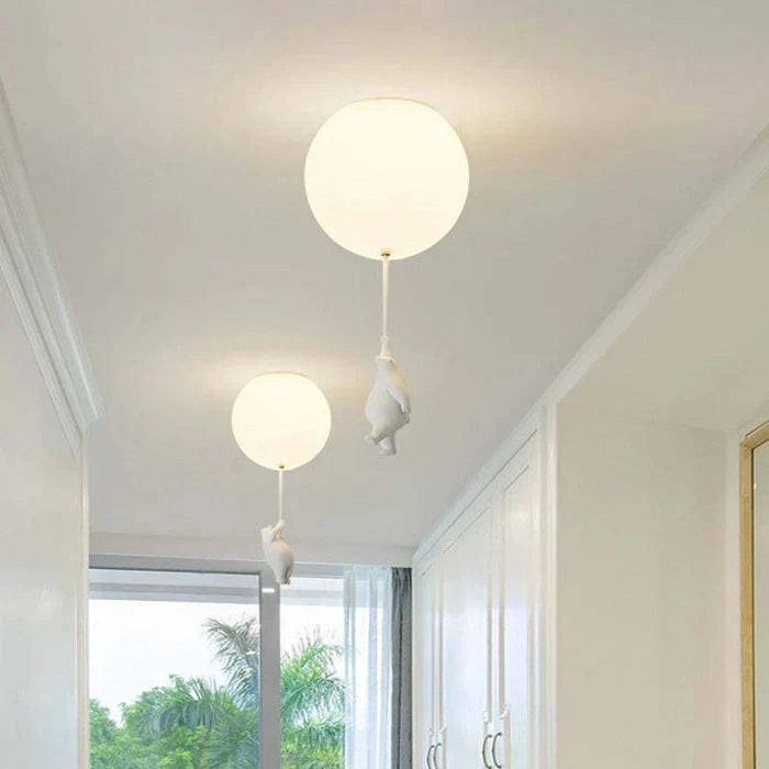 DreamyBear Lamp - Kinder plafondlamp met beer en ballon Finn Brands