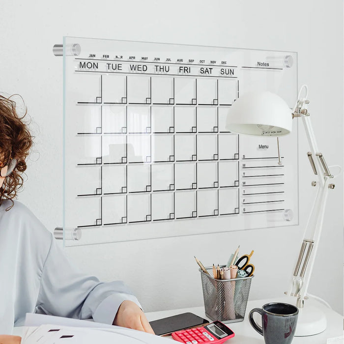 TRENDYBOARD | Magnetische Koelkastplanner | Stijlvolle Acryl Dagelijkse Planner