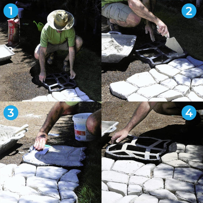 BLOOM | Betonnen Gietvormen voor Tuinpaden | DIY Betonmal voor Buiten