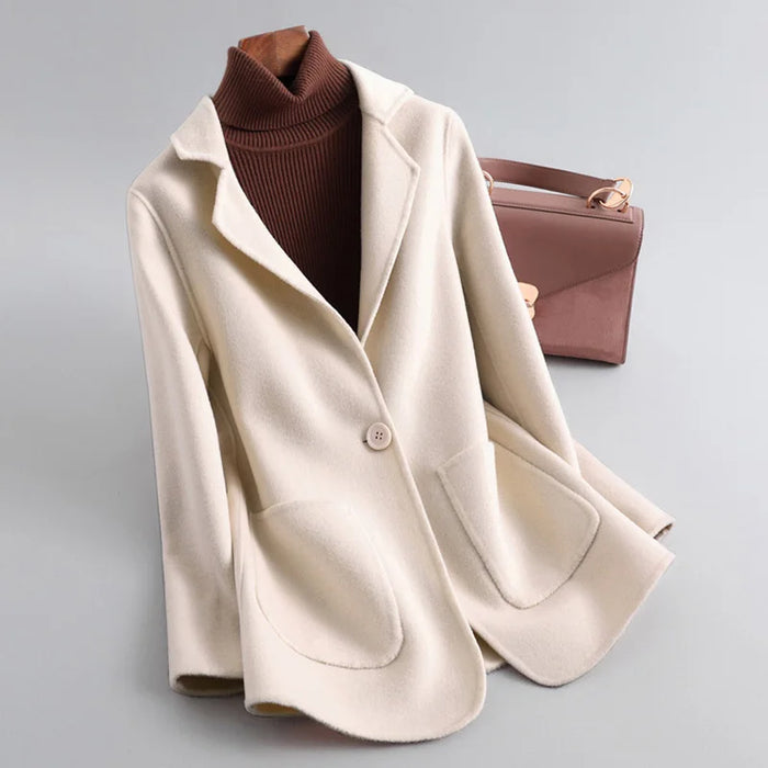 Montel wollen jas voor elegante stijl en warmte