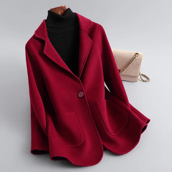 Montel wollen jas voor elegante stijl en warmte