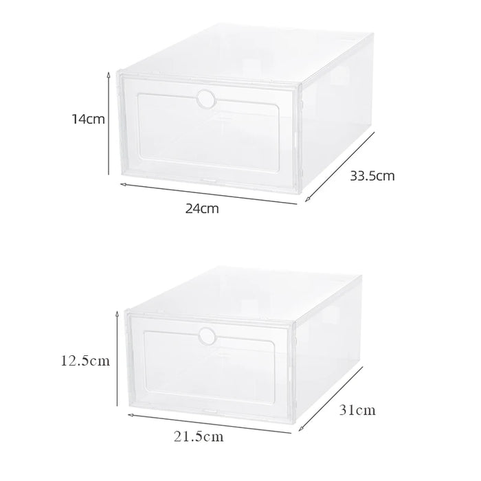 SpaceSaver | Stapelbare Schoenenopbergdozen van Plastic | Optimaliseer je Schoenenruimte