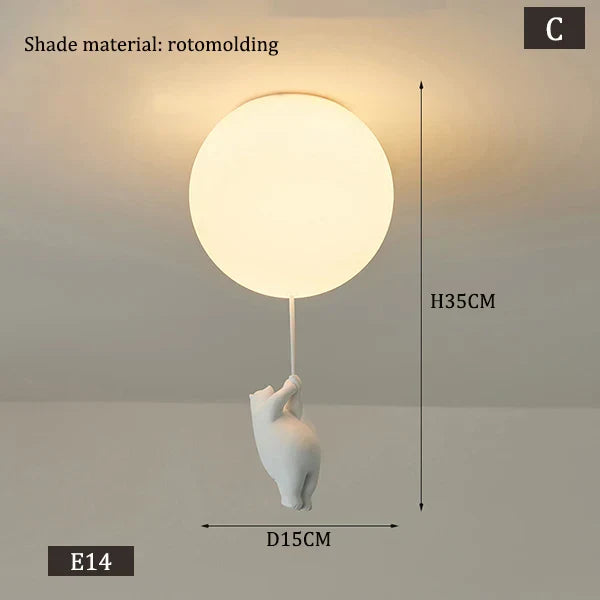 BeerLamps - Schattige hanglamp met ballonnen voor een magische sfeer
