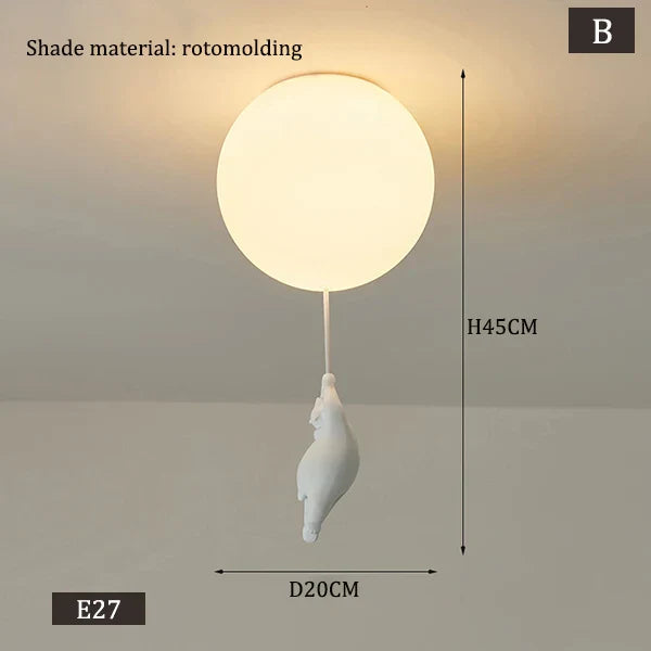 BeerLamps - Schattige hanglamp met ballonnen voor een magische sfeer
