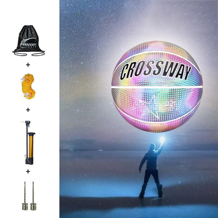 HoloBall - Reflecterende Basketbal reflecterend basketbal voor onzichtbare stijl