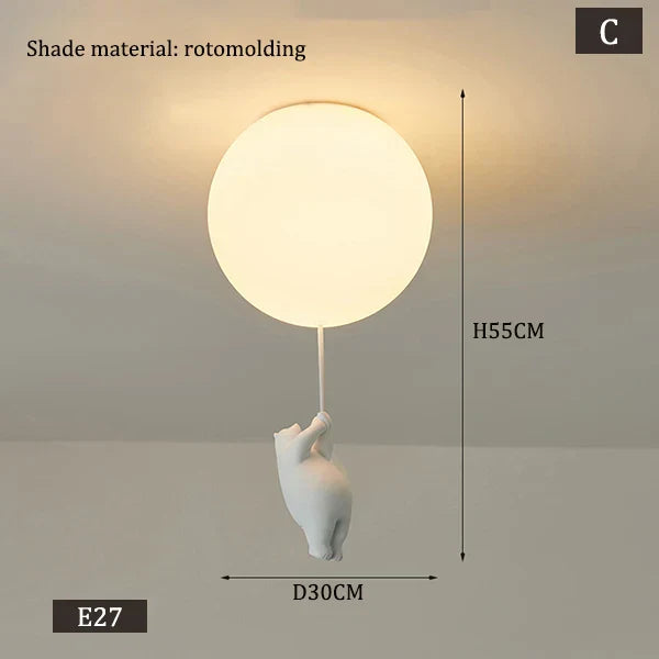 BeerLamps - Schattige hanglamp met ballonnen voor een magische sfeer