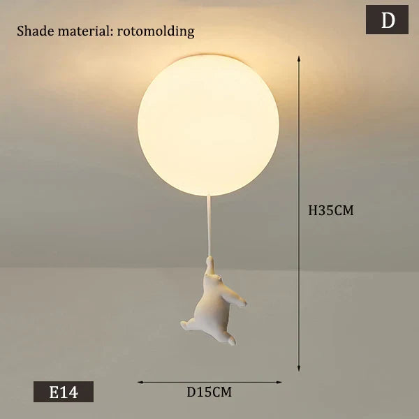 BeerLamps - Schattige hanglamp met ballonnen voor een magische sfeer