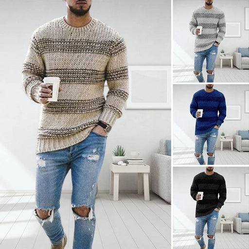 Jeffrey - Stijlvolle gebreide trui met traditioneel Noors patroon voor mannen Finn Brands