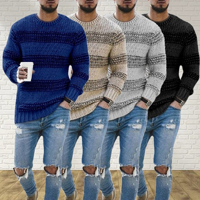 Jeffrey - Stijlvolle gebreide trui met traditioneel Noors patroon voor mannen Finn Brands
