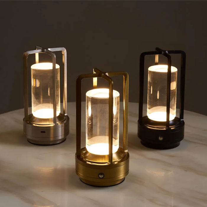 Lumina | Draadloze LED Tafellamp | Touch-dimming | Oplaadbaar | Sfeervolle Verlichting