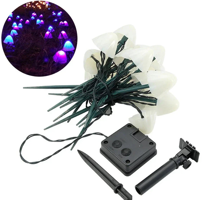 BRIGHTLIGHTS | Paddestoel Stringlampen voor Sfeervolle Tuinverlichting