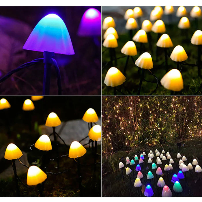 BRIGHTLIGHTS | Paddestoel Stringlampen voor Sfeervolle Tuinverlichting