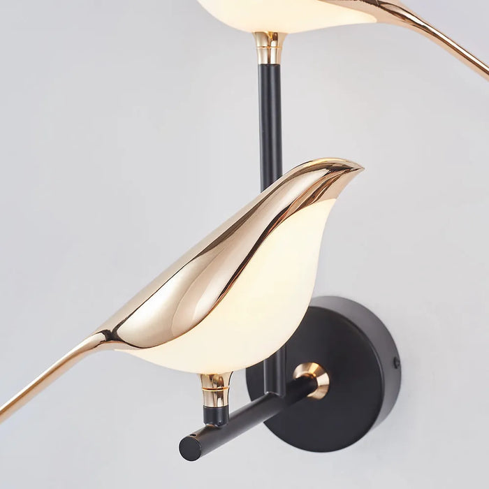 GleamLine - Chique design chrome LED wandlamp zilver goud