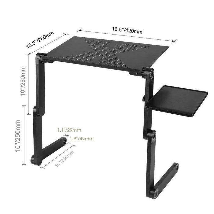 LaptopLift | Adjustable Aluminum Ergonomic Laptop Stand | Verhoog uw werkcomfort Finn Brands