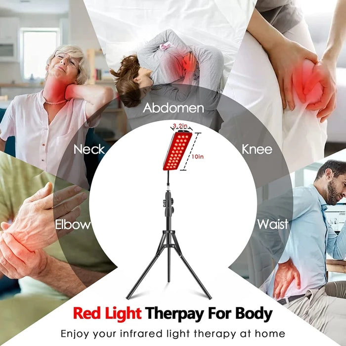 GlowWave | Roodlichttherapiepaneel | Diepe Heling | Verlicht Pijn en Stress