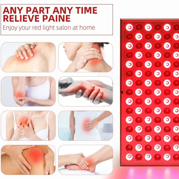GlowVibe | Rood Licht Therapiepaneel | Stimuleert Celherstel & Verbetering van Huidelasticiteit | Ontdek de Magie van Rood Licht