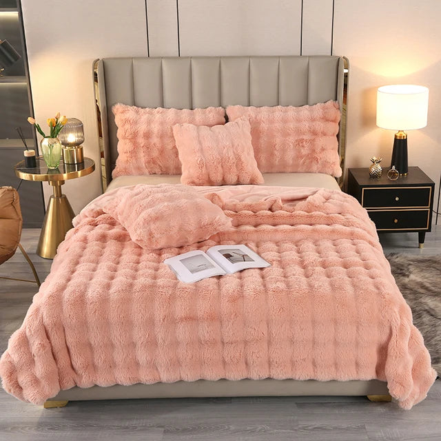 CozyCloud Deken | Zacht Faux Fur | Luxe Comfort | Stijlvol Woonaccessoire