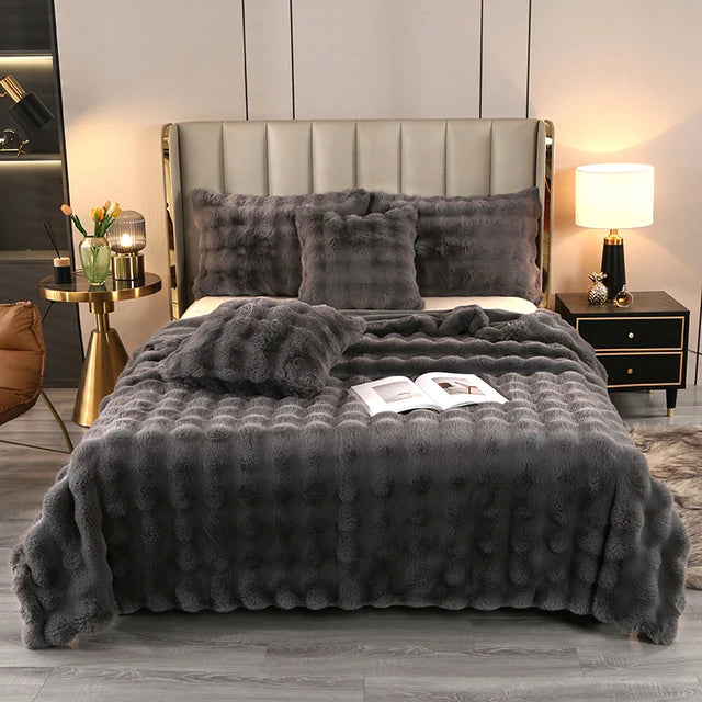 CozyCloud Deken | Zacht Faux Fur | Luxe Comfort | Stijlvol Woonaccessoire