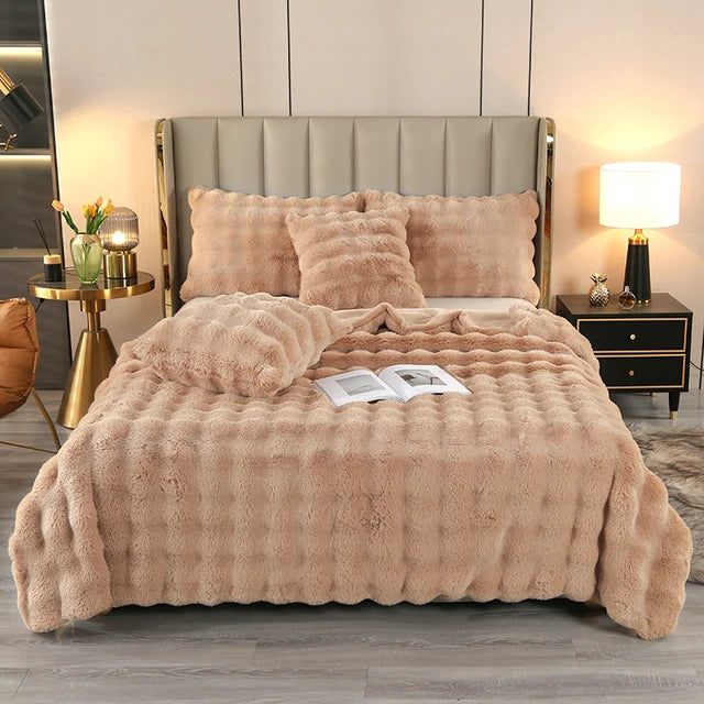 CozyCloud Deken | Zacht Faux Fur | Luxe Comfort | Stijlvol Woonaccessoire