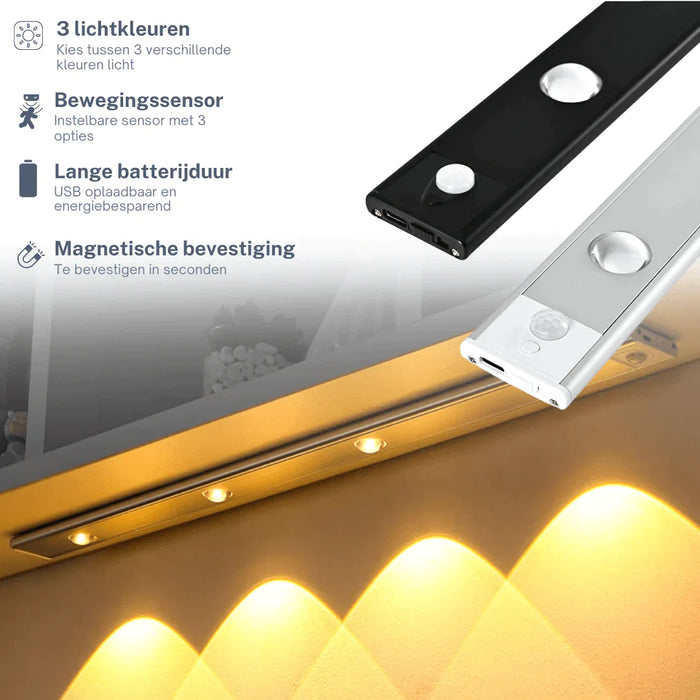 LICHTGEVEND | LED Verlichting Beweging | Motion Sensor Led | Automatische Verlichting | Verlicht je Ruimte met Gemak en Comfort