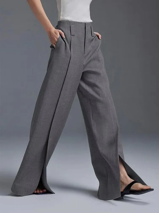 Sophie Runway plooibroek - elegant in hoge taille