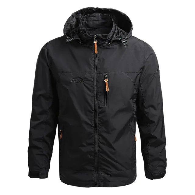 LAWRENCE | Heren Tactische Waterdichte Jas | Regenjas Met Capuchon | Waterdichte Kleding