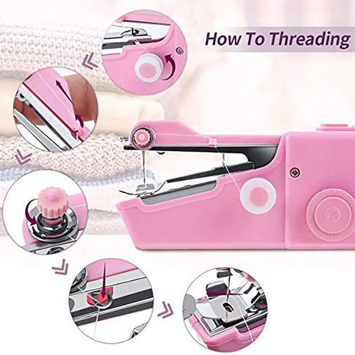 StitchPro | Draagbare Mini Naaimachine Set | Repareer Gemakkelijk Onderweg | Perfect Cadeau voor Handige Vrouwen