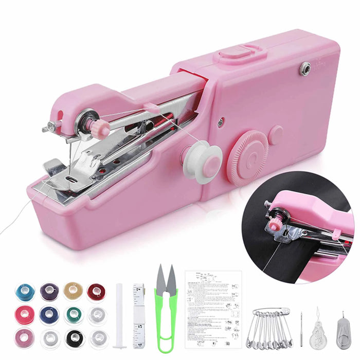 StitchPro | Draagbare Mini Naaimachine Set | Repareer Gemakkelijk Onderweg | Perfect Cadeau voor Handige Vrouwen
