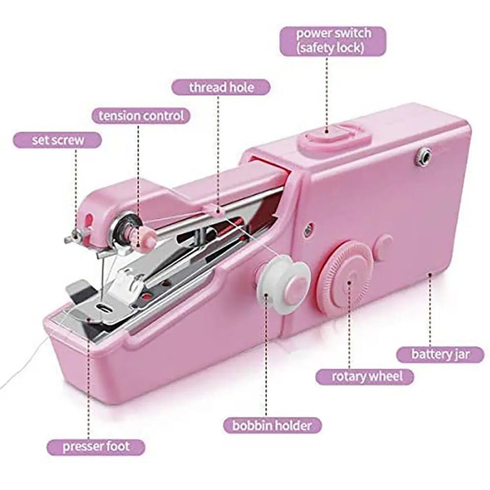 StitchPro | Draagbare Mini Naaimachine Set | Repareer Gemakkelijk Onderweg | Perfect Cadeau voor Handige Vrouwen