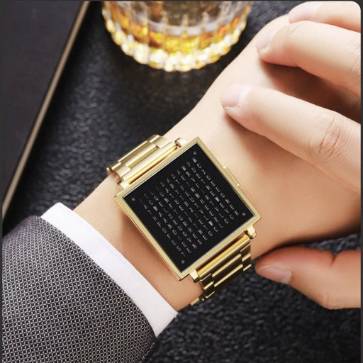 Mystieke TechTime Horloge | Innovatieve Tijdsweergave en Robuuste Stijl