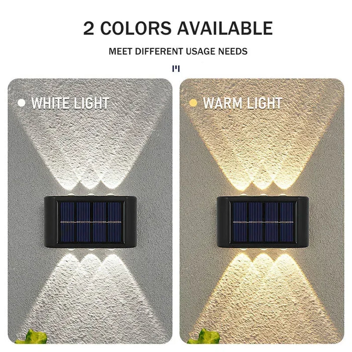 LUMIX | Nieuwe Zonne-Wandverlichting voor Buiten | Waterdichte LED Zonne-Lamp voor Sfeervolle Tuinverlichting