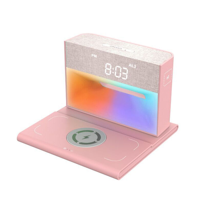 VERBLUFFEND | Draadloze Telefoonhouder Speaker | Creëer een Kleurrijke Atmosfeer