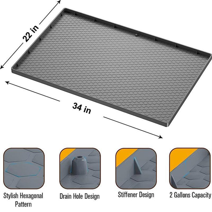 DIAMOND | Stijl en Functionaliteit, Perfect Gecombineerd! Onze Onder het Aanrechtmat met Diamantpatroon (56x86 cm)