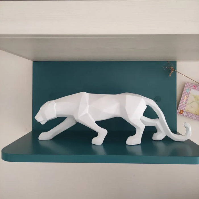 Leosculpt | Luipaardbeeld | Milieuvriendelijk harsmateriaal | Stijlvolle huisdecoratie