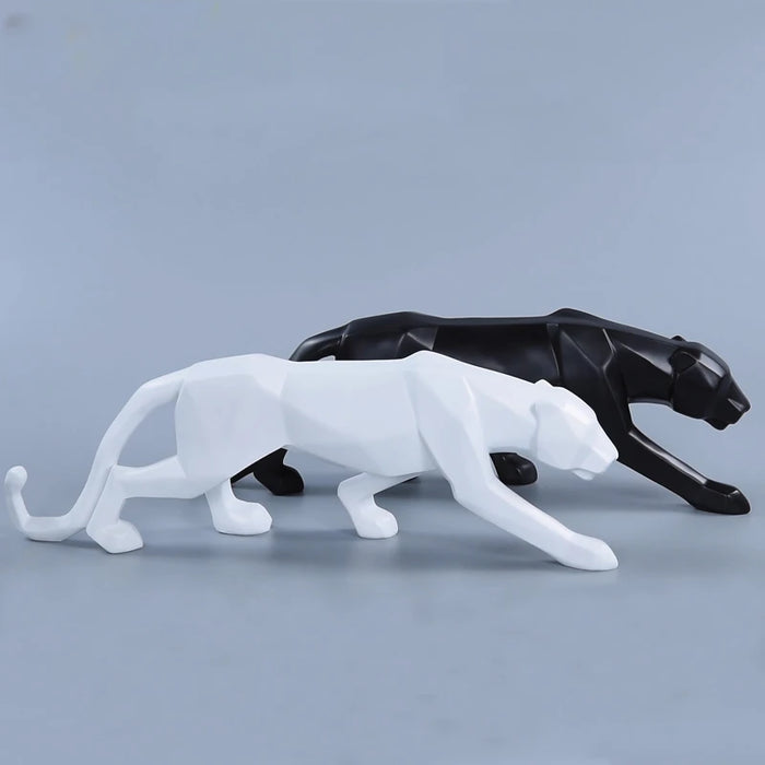 Leosculpt | Luipaardbeeld | Milieuvriendelijk harsmateriaal | Stijlvolle huisdecoratie