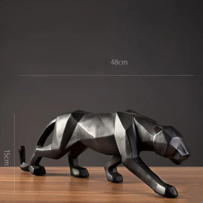 Leosculpt | Luipaardbeeld | Milieuvriendelijk harsmateriaal | Stijlvolle huisdecoratie