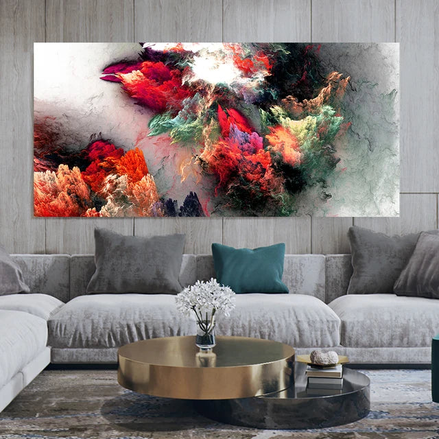 Droomlandschap | Abstracte Kunst | Handgeschilderd | Unieke Uitdrukking van Emotie