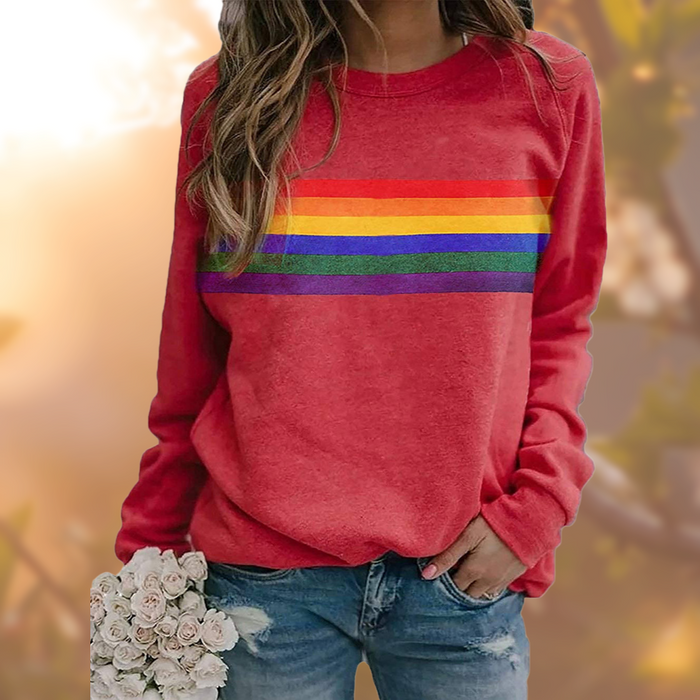 Rainbow - trui voor dames met een uniek regenboogdesign
