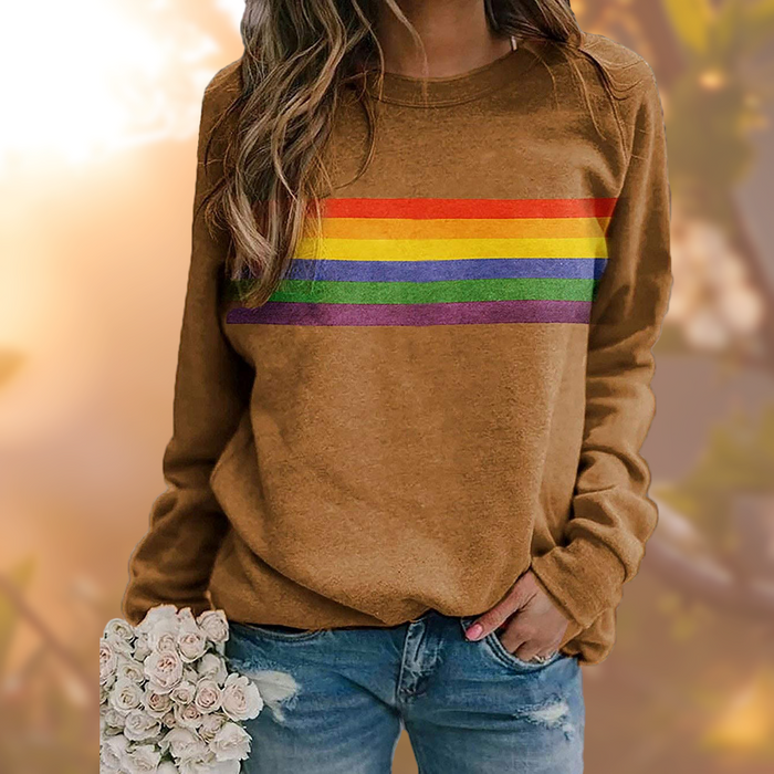 Rainbow - trui voor dames met een uniek regenboogdesign