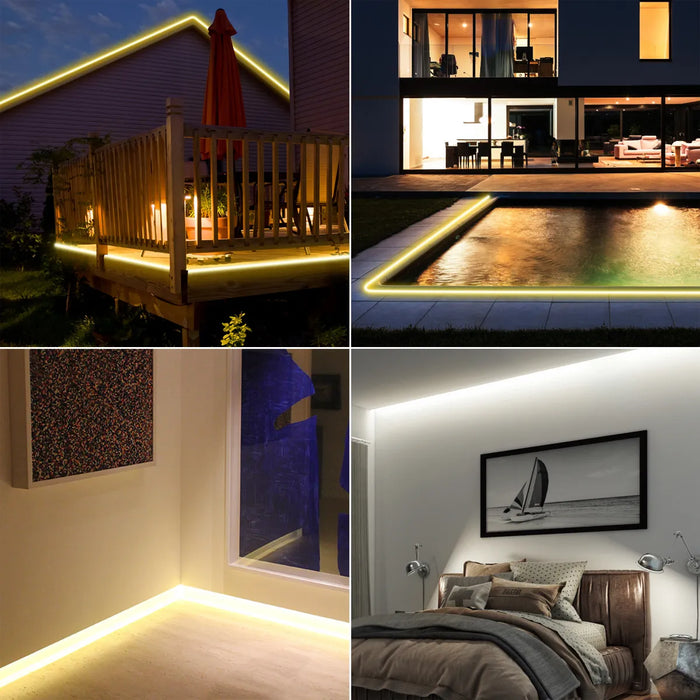 BrillianceGlo | 220V COB LED Strip | Waterdicht en Verstelbaar | DIY Verlichting