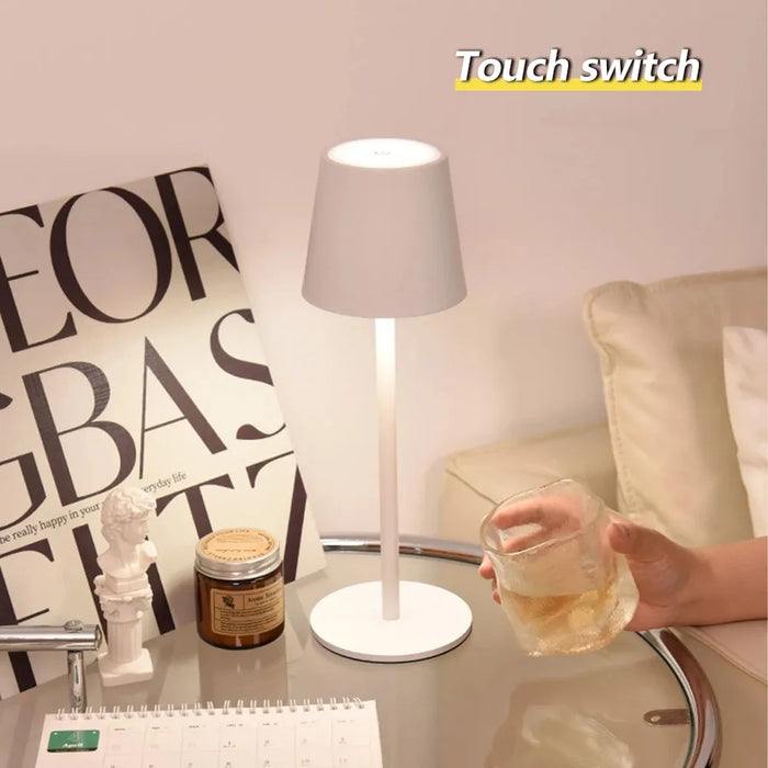 GlowEase | Minimalist LED Tafellamp | Touch Bediening | USB Oplaadbaar