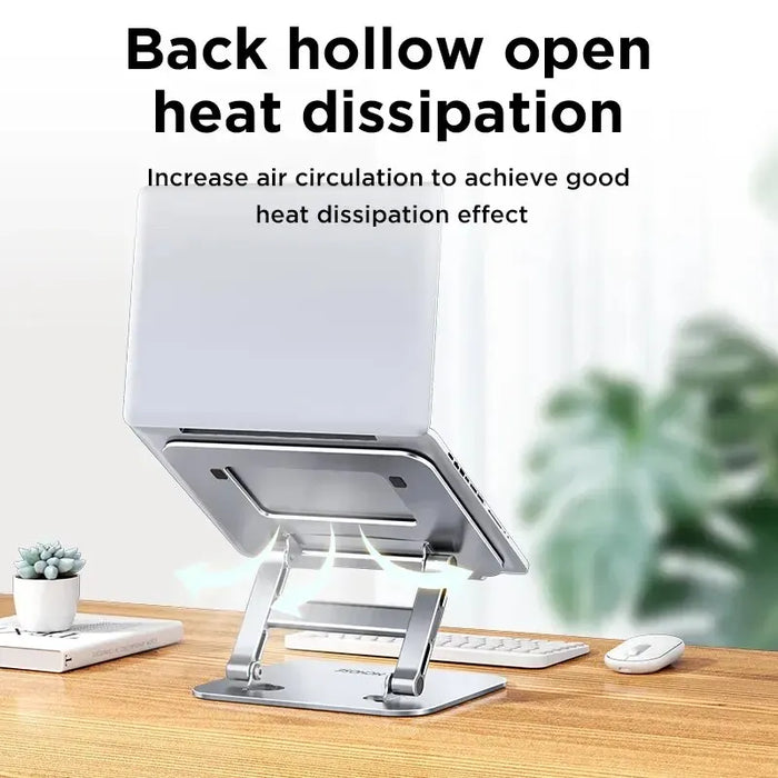 FlexFold Pro | Opvouwbare Aluminium Laptopstandaard | Draagbaar & Ergonomisch | Werk Overal Comfortabel