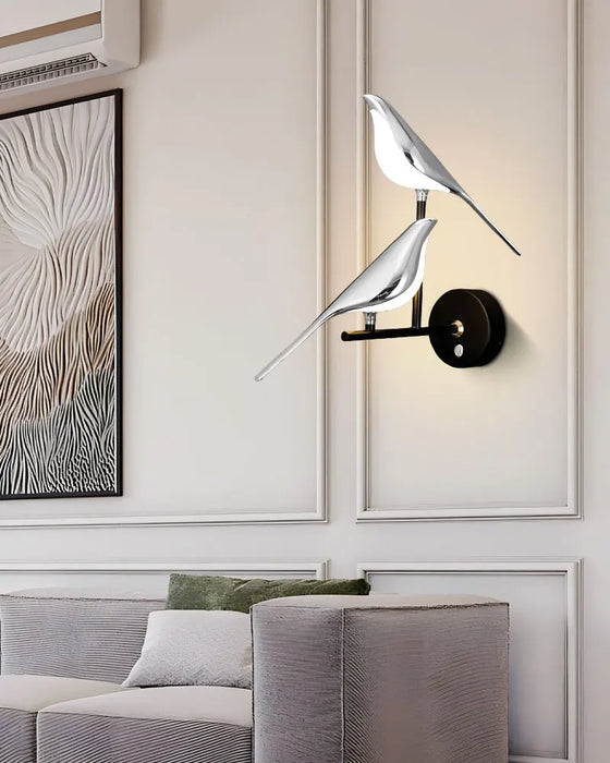 GleamLine - Chique design chrome LED wandlamp zilver goud