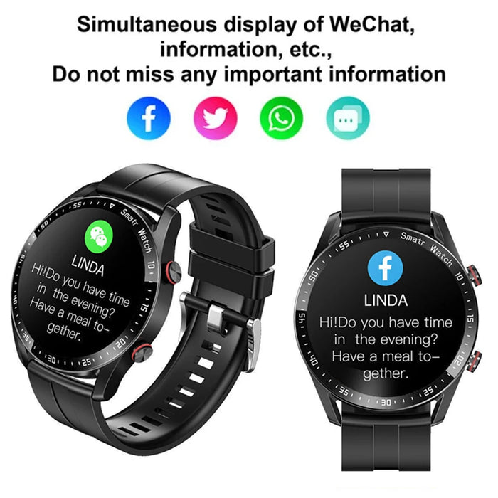 Vivify | Smartwatch | Stijlvolle ECG+PPG Functionaliteit | Verrijk je leven met slimme technologie