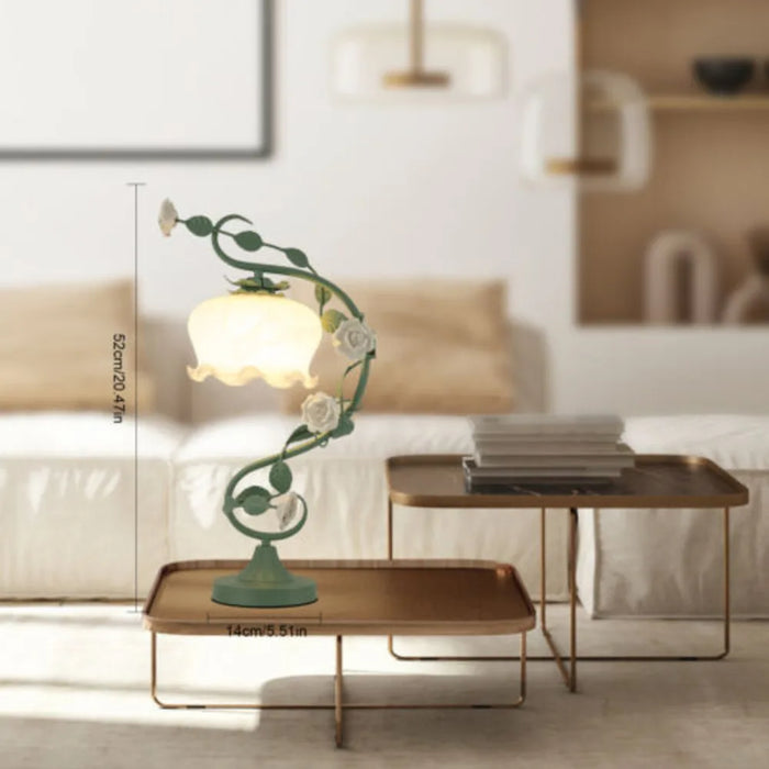 Flora - Artistieke bloemenbureaulamp met natuurthema en charme | Perfect om te lezen en te ontspannen