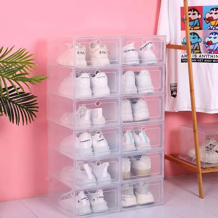 SpaceSaver | Stapelbare Schoenenopbergdozen van Plastic | Optimaliseer je Schoenenruimte