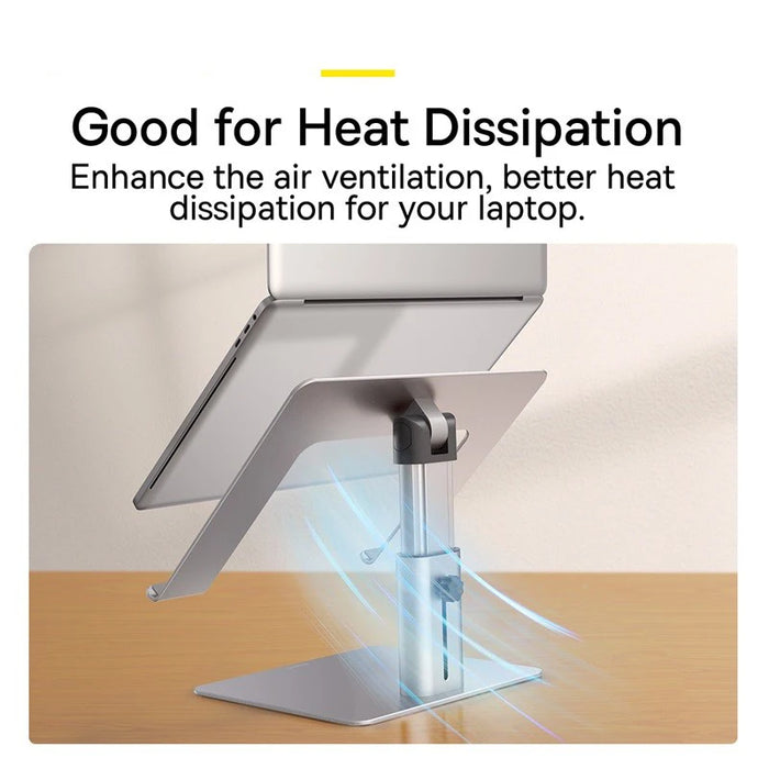 ElevateMate | Verstelbare Aluminium Laptopstandaard | Stijlvol & Ergonomisch Ontwerp! | Verrijk Jouw Werkruimte