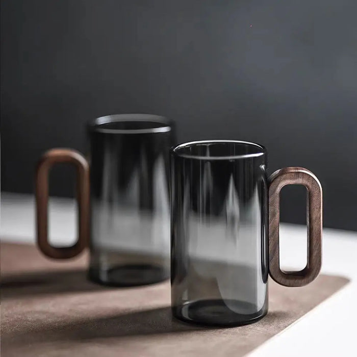 Nordwave - Handgemaakt glas met houten handvat, koop 3, krijg 3 gratis